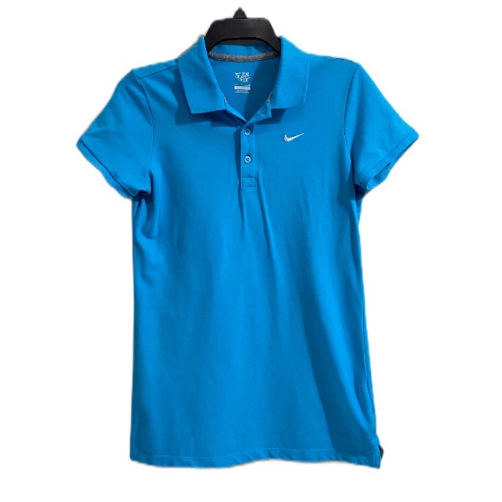 Nike Blue Collared Women’s Shirt Size Large